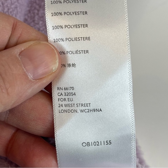 Urban Outfitters Lilac Quarter Zip Top Sweatshirt Sz M - Picture 13 of 16